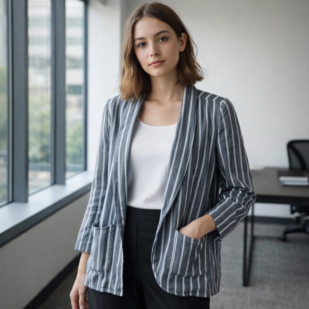 Sanctuary Blazer Jacket XL Linen Office Business Casual Career Professional